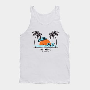 San Diego California Tank Top